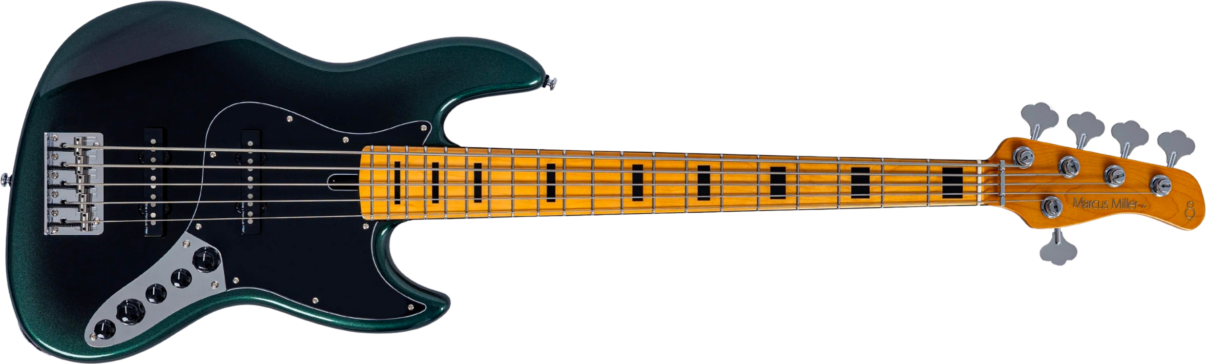 Marcus Miller Marcus Miller V7 Alder 2nd Gen 5st 5c Active Mn - Dark Forest - Solid body elektrische bas - Main picture