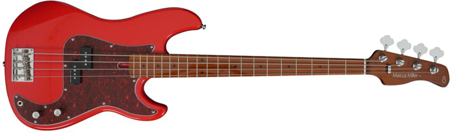 Marcus Miller P5 Alder 4st Mn - Dakota Red - Solid body elektrische bas - Main picture