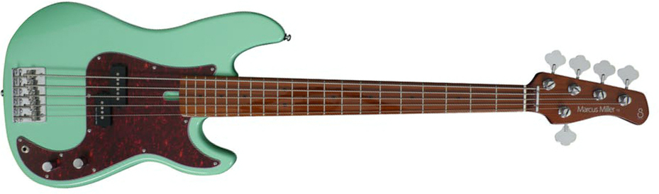 Marcus Miller P5 Alder 5st Mn - Mild Green - Solid body elektrische bas - Main picture
