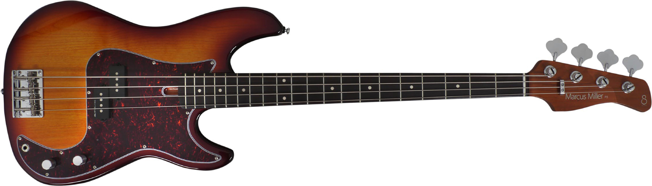 Marcus Miller P5r 4st Rw - Tobacco Sunburst - Solid body elektrische bas - Main picture