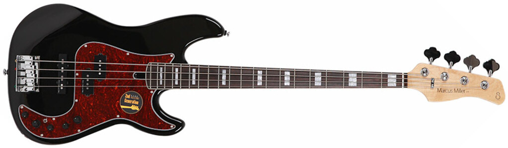 Marcus Miller P7 Alder 4-string 2nd Generation Eb Sans Housse - Black - Solid body elektrische bas - Main picture
