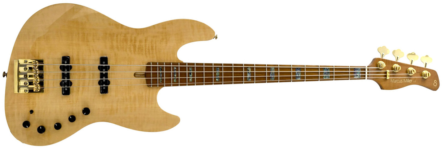Marcus Miller V10dx 4st 4c Active Mn - Natural - Solid body elektrische bas - Main picture