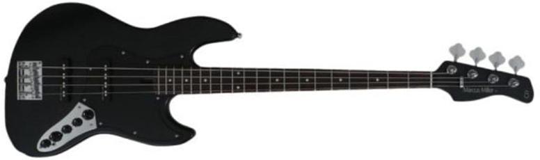 Marcus Miller V3 4st 2nd Generation Active Rw Sans Housse - Black Satin - Solid body elektrische bas - Main picture