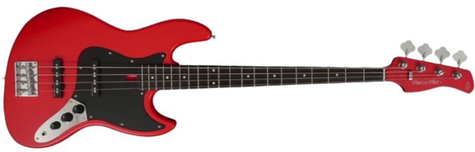 Marcus Miller V3 4st 2nd Generation Active Rw Sans Housse - Red Satin - Solid body elektrische bas - Main picture