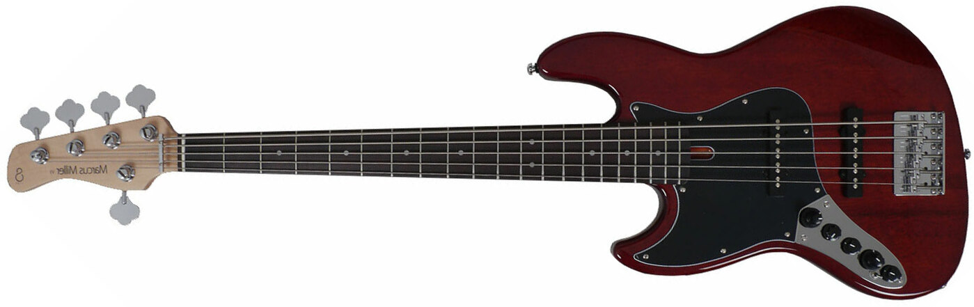 Marcus Miller V3 5st Ma Gaucher Lh Active Rw - Mahogany - Solid body elektrische bas - Main picture
