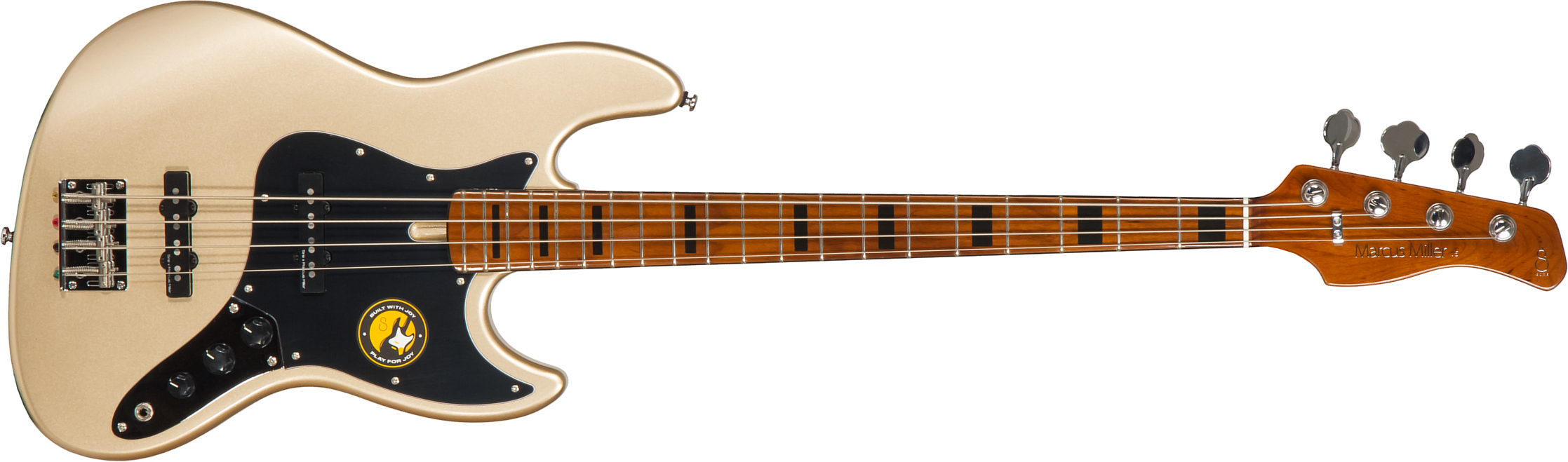 Marcus Miller V5 4st Mn - Champagne Gold Metallic - Solid body elektrische bas - Main picture