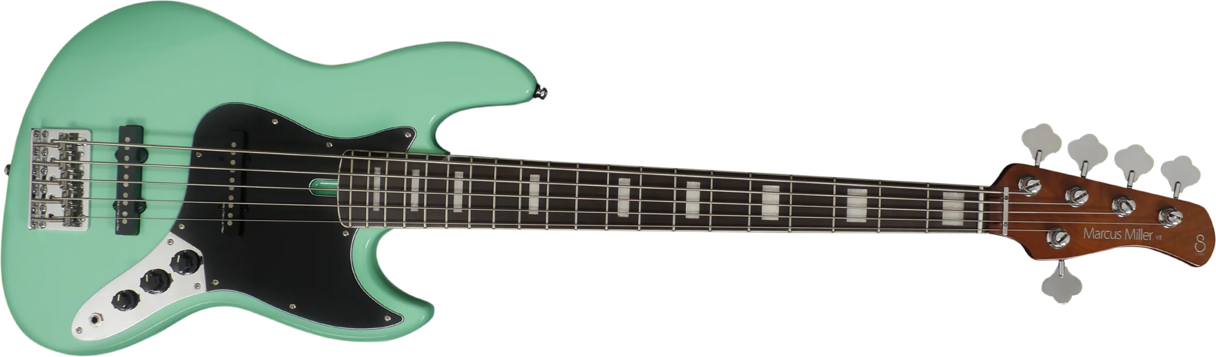 Marcus Miller V5r 5st 5c Rw - Mild Green - Solid body elektrische bas - Main picture