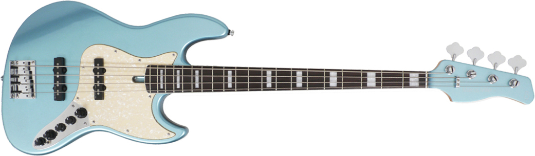 Marcus Miller V7 Alder 4st 2nd Generation 4-cordes Eb Sans Housse - Lake Placid Blue - Solid body elektrische bas - Main picture