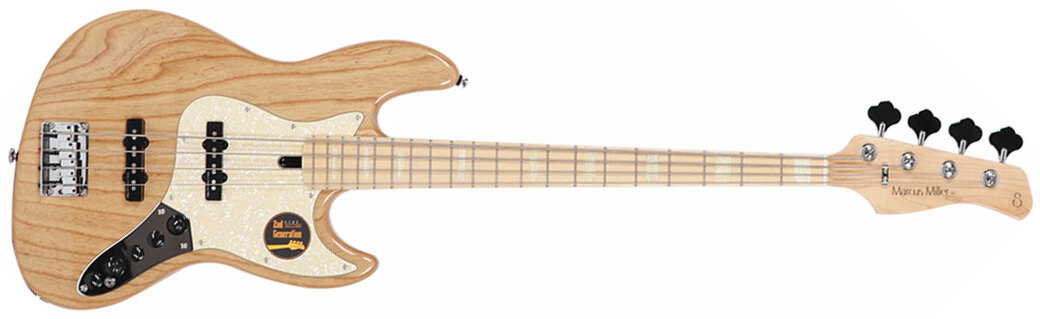 Marcus Miller V7 Swamp Ash 4st 2nd Generation 4-cordes Mn Sans Housse - Natural - Solid body elektrische bas - Main picture