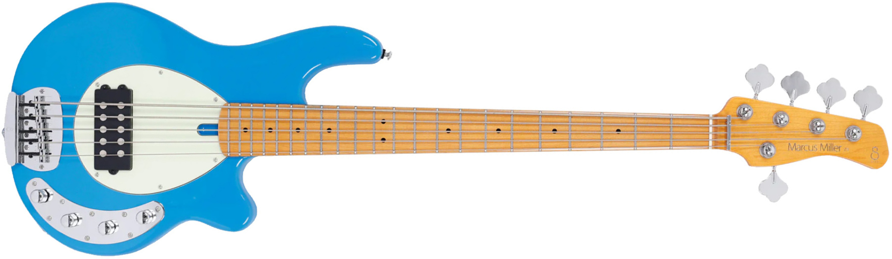 Marcus Miller Z3 5st 5c Active Mn - Blue - Solid body elektrische bas - Main picture