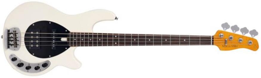 Marcus Miller Z7 Alder 4st 4c Active Eb - Antique White - Solid body elektrische bas - Main picture