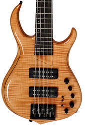 Solid body elektrische bas Sire Marcus Miller M7 Swamp Ash 5ST 5-String Fretless (2nd Gen) - Natural
