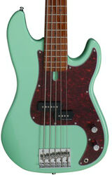 Solid body elektrische bas Marcus miller P5 Alder 5ST - Mild green