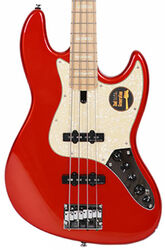 Solid body elektrische bas Marcus miller V7 Swamp Ash 4ST 2nd Gen (No Bag) - Bright metallic red