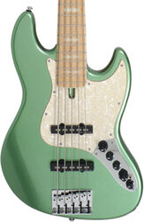 Solid body elektrische bas Sire Marcus Miller V7 Swamp Ash 5ST 5-String (2nd Gen) - Sherwood green
