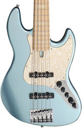 Solid body elektrische bas Marcus miller V7 Swamp Ash 5ST 2nd Gen (No Bag) - Lake placid blue