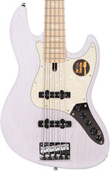 Solid body elektrische bas Marcus miller V7 Swamp Ash 5ST 2nd Gen (No Bag) - White blonde