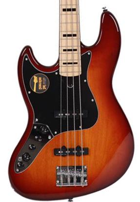 Solid body elektrische bas Marcus miller V7 Vintage Alder 4ST LH 2nd Gen (No Bag) - Tobacco sunburst