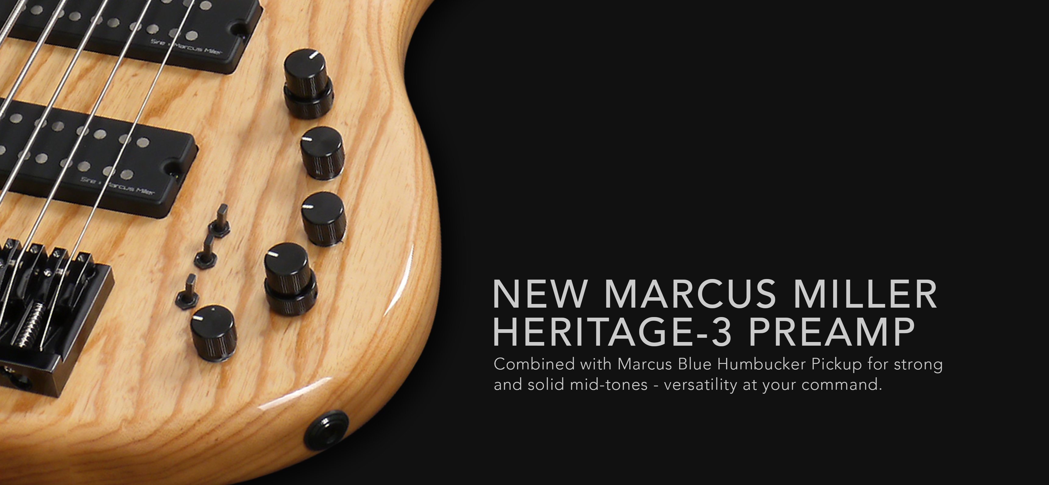 Marcus Miller M5 Swamp Ash 4st Active Eb - Natural - Solid body elektrische bas - Variation 2