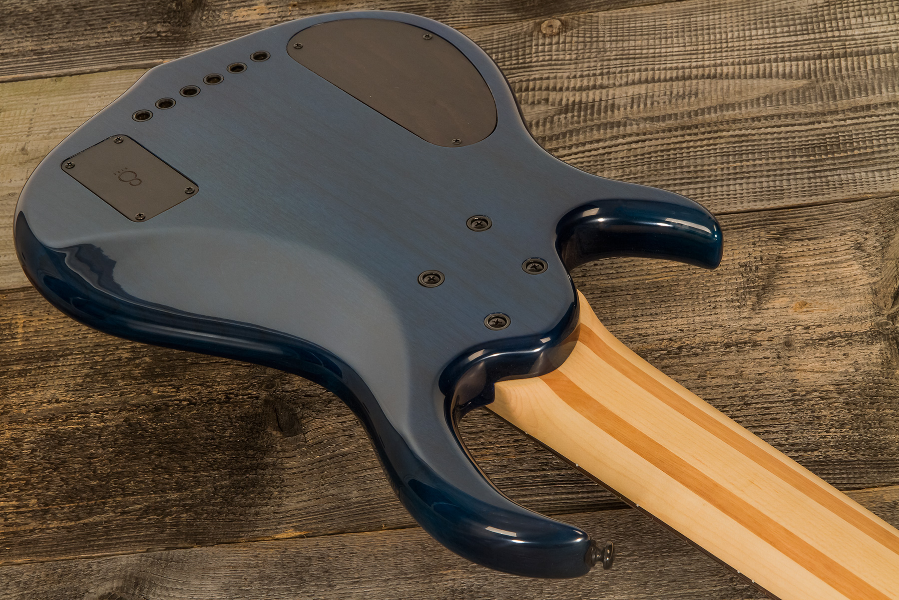 Marcus Miller M7 Swamp Ash 6st Fretless 6c Active Eb - Transparent Blue - Solid body elektrische bas - Variation 2