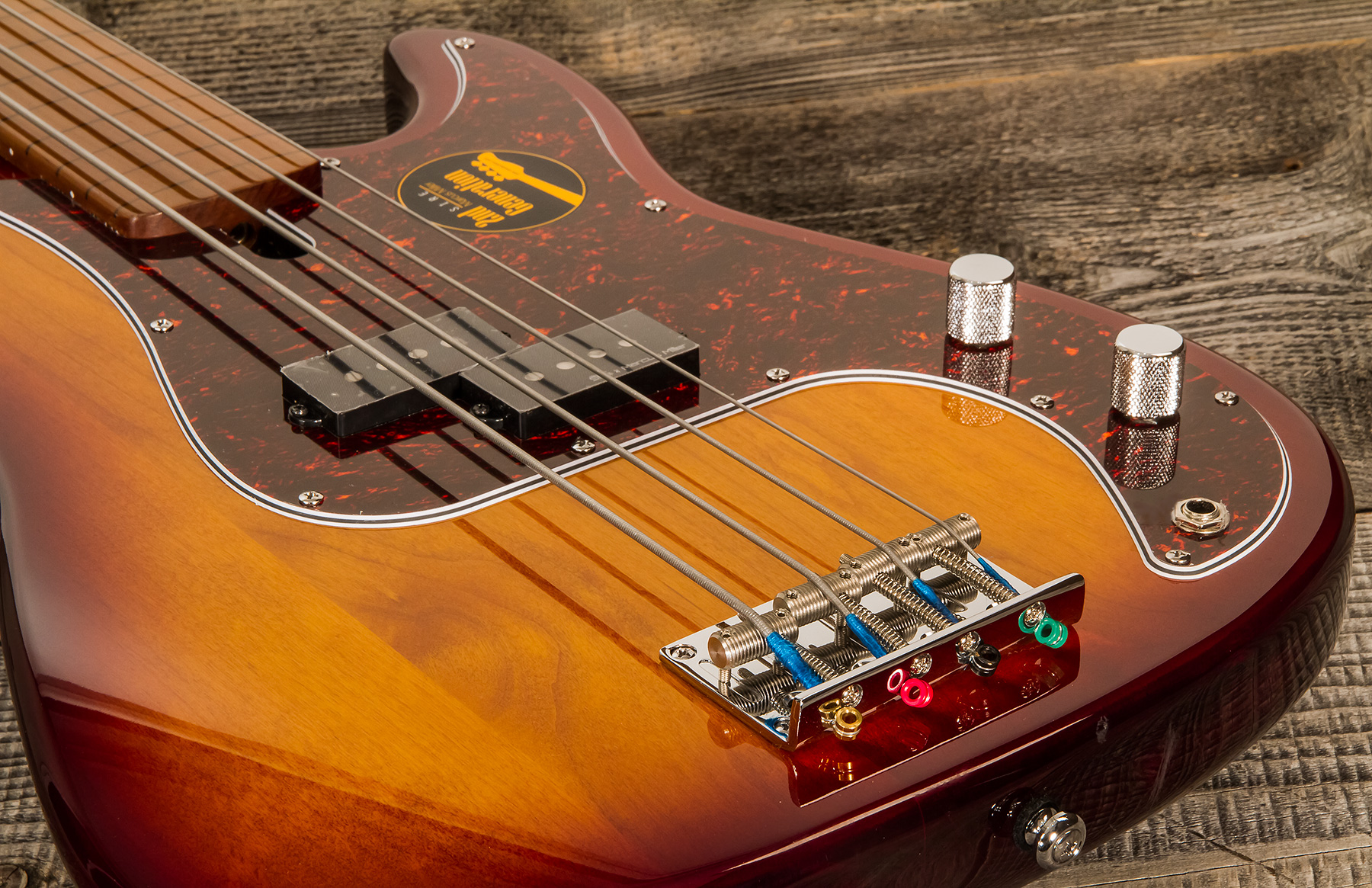 Marcus Miller P5 Alder 4st Fretless Mn - Tobacco Sunburst - Solid body elektrische bas - Variation 3