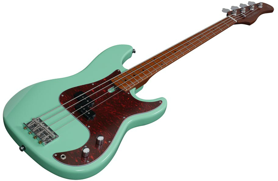 Marcus Miller P5 Alder 4st Lh Gaucher Mn - Mild Green - Solid body elektrische bas - Variation 2