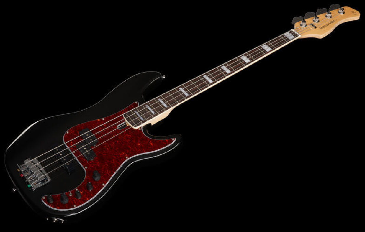 Marcus Miller P7 Alder 4-string 2nd Generation Eb Sans Housse - Black - Solid body elektrische bas - Variation 1