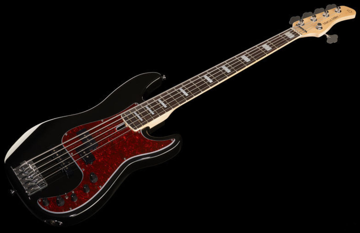 Marcus Miller P7 Alder 5st 2nd Generation 5c Active Eb Sans Housse - Black - Solid body elektrische bas - Variation 1