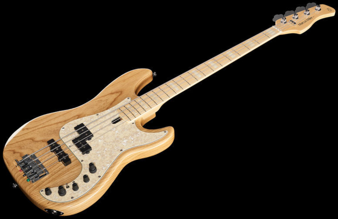 Marcus Miller P7 Ash 4-string 2nd Generation Mn Sans Housse - Naturel - Solid body elektrische bas - Variation 1