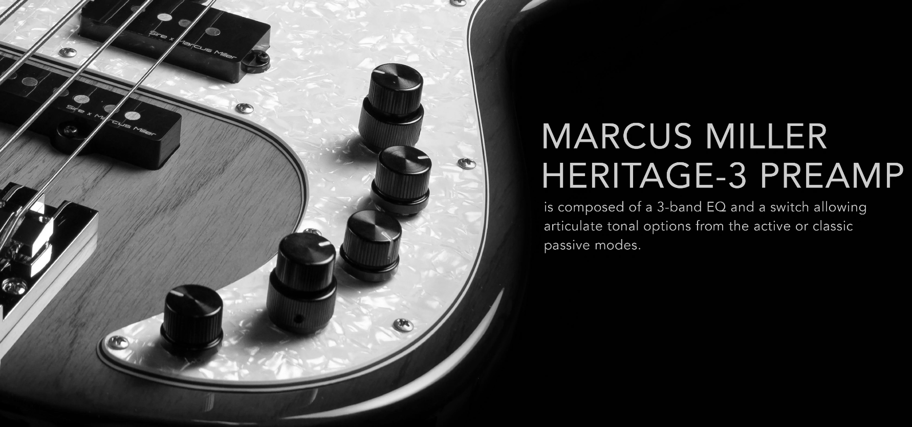 Marcus Miller P8 5st 5c Active Mn - White Blonde - Solid body elektrische bas - Variation 1