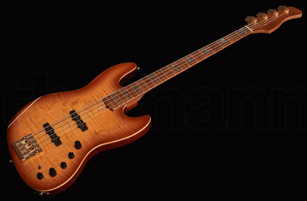 Marcus Miller V10dx 4st 4c Active Mn - Tobacco Sunburst - Solid body elektrische bas - Variation 1