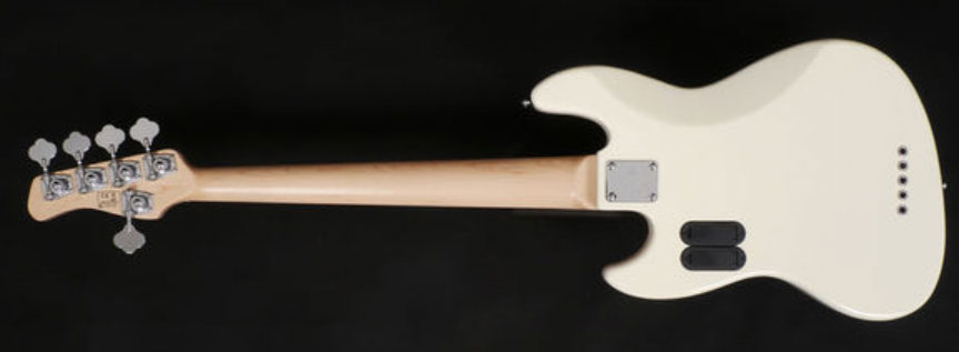 Marcus Miller V3 5st Awh Gaucher Lh Active Rw - Antique White - Solid body elektrische bas - Variation 1