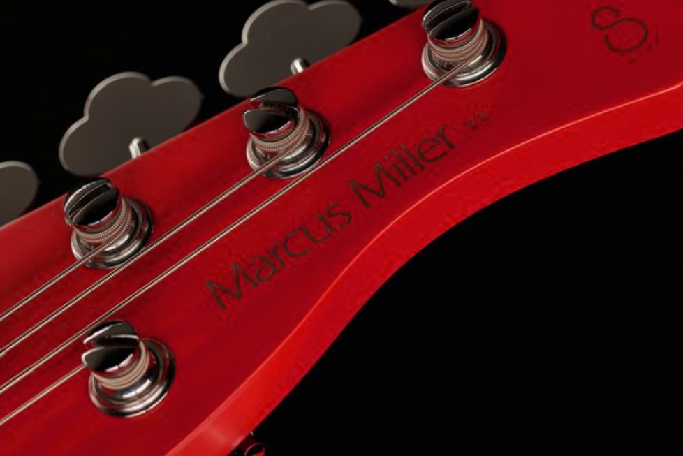 Marcus Miller V3p 5st 5c Rw - Red Satin - Solid body elektrische bas - Variation 3