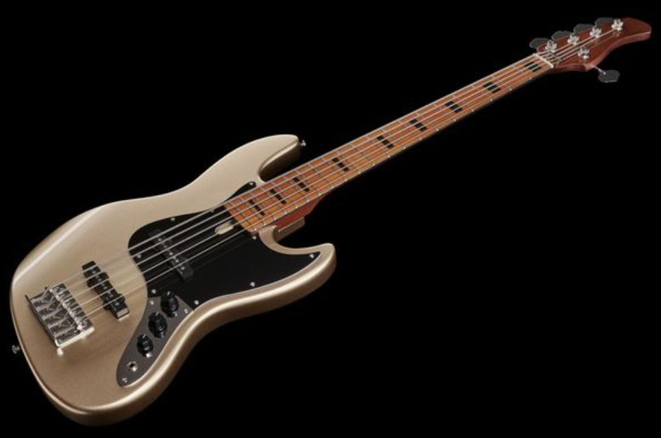 Marcus Miller V5 Alder 5st Mn - Champagne Gold Metallic - Solid body elektrische bas - Variation 2