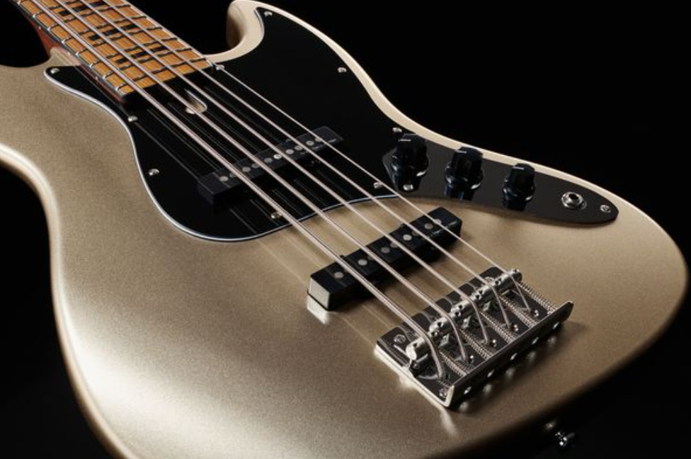 Marcus Miller V5 Alder 5st Mn - Champagne Gold Metallic - Solid body elektrische bas - Variation 3