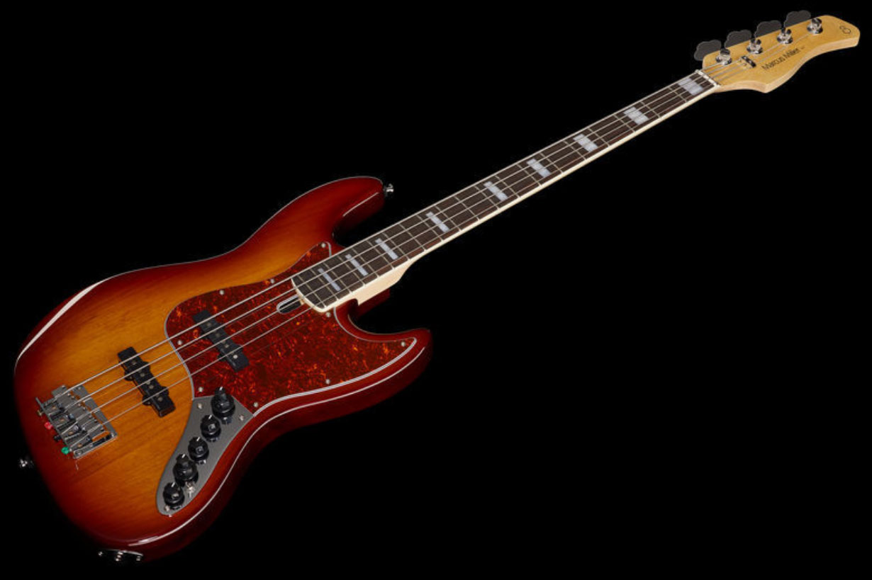 Marcus Miller V7 Alder 4st 2nd Generation 4-cordes Eb Sans Housse - Tobacco Sunburst - Solid body elektrische bas - Variation 1