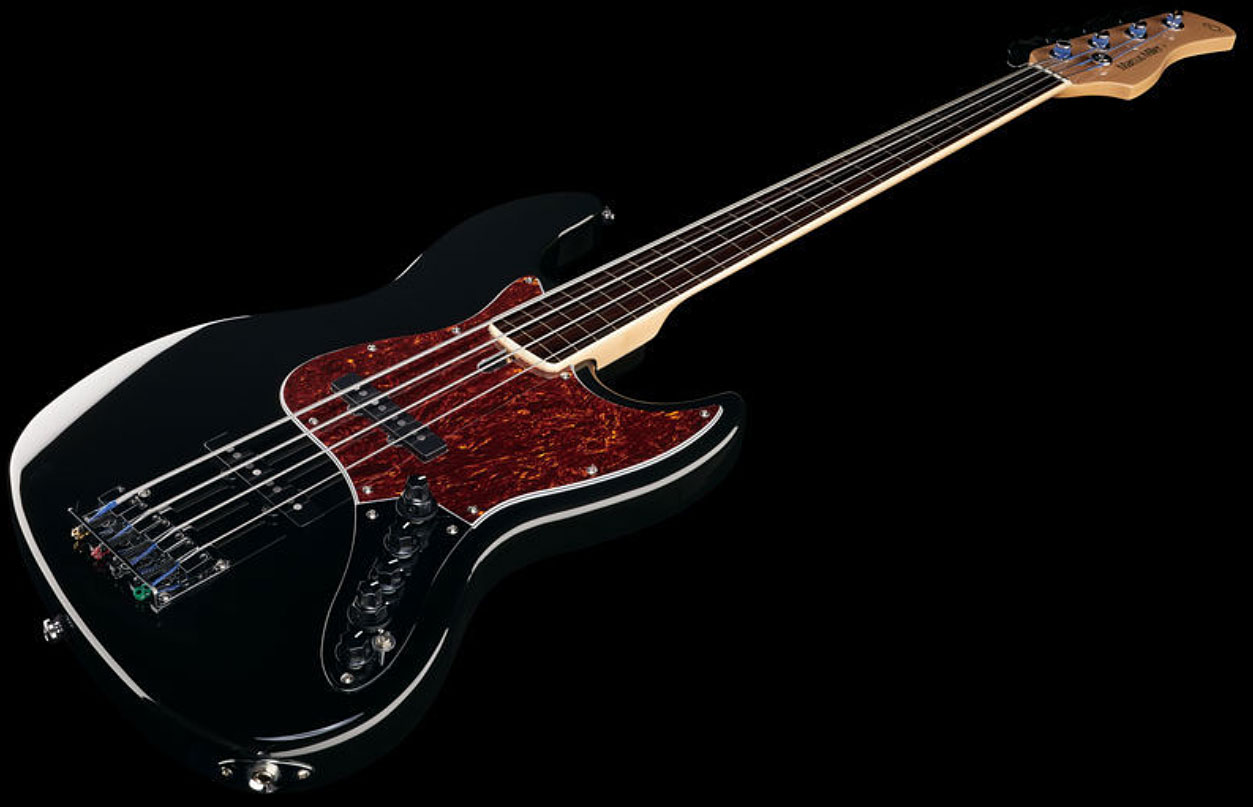 Marcus Miller V7 Alder 4st 2nd Generation Fretless Eb Sans Housse - Black - Solid body elektrische bas - Variation 1