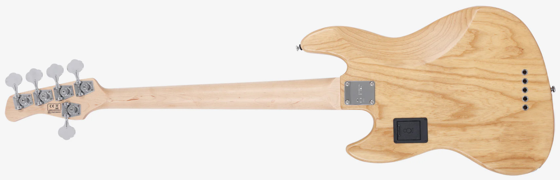 Marcus Miller V7 Ash Reissue 5st 5c Active Mn - Natural Satin - Solid body elektrische bas - Variation 1