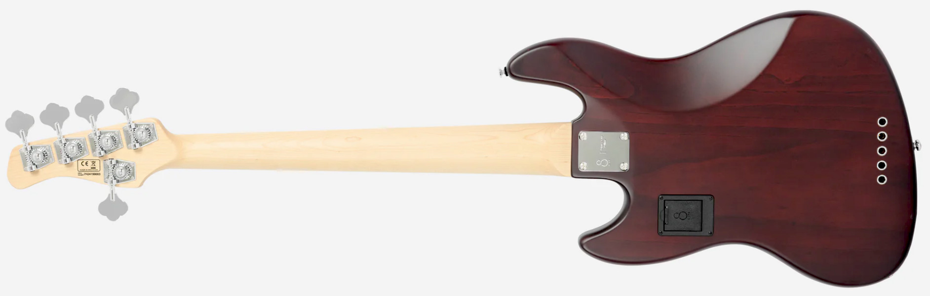Marcus Miller V7 Ash Reissue 5st 5c Mn Sans Housse - Tobacco Sunburst Satin - Solid body elektrische bas - Variation 1