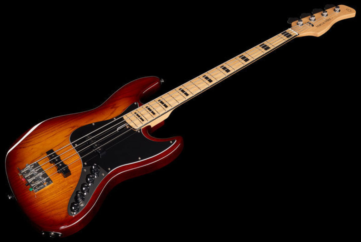 Marcus Miller V7 Vintage Ash 4-string 2nd Generation Mn Sans Housse - Tobacco Sunburst - Solid body elektrische bas - Variation 1