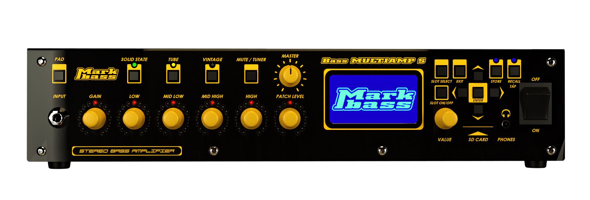 Markbass Bass Multiamp S 2015 Stereo Bass Amplifier 2x500w 4ohms - Versterker top voor bas - Variation 1