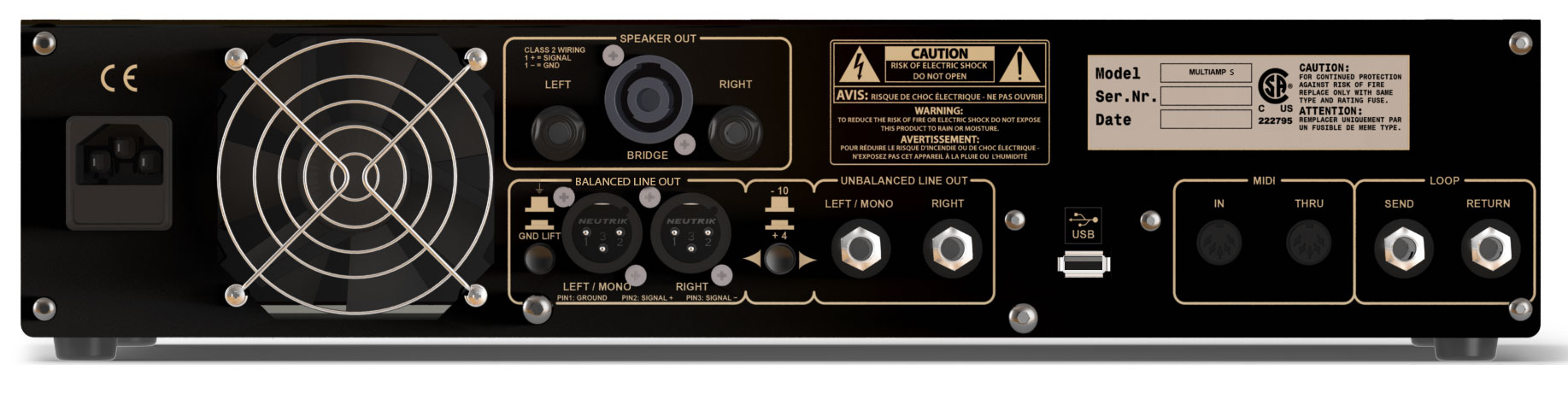 Markbass Bass Multiamp S 2015 Stereo Bass Amplifier 2x500w 4ohms - Versterker top voor bas - Variation 2