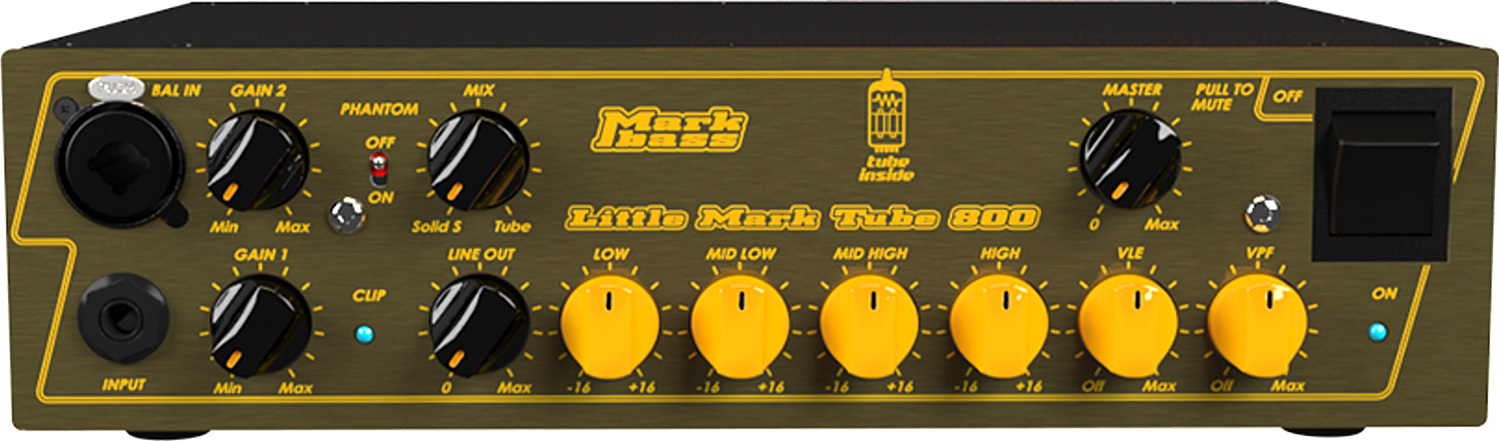 Markbass Little Mark Tube 800 Head - Versterker top voor bas - Main picture