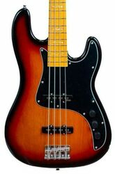 Solid body elektrische bas Markbass MB GV 4 Gloxy CR MP Passive - 3-Tone Sunburst