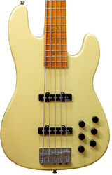 Solid body elektrische bas Markbass MB GV 5 Gloxy Val CR MP - Cream