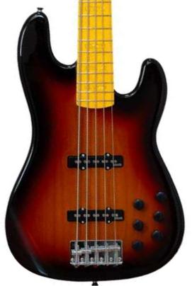 Solid body elektrische bas Markbass MB GV 5 Gloxy Val CR MP - 3-tone sunburst