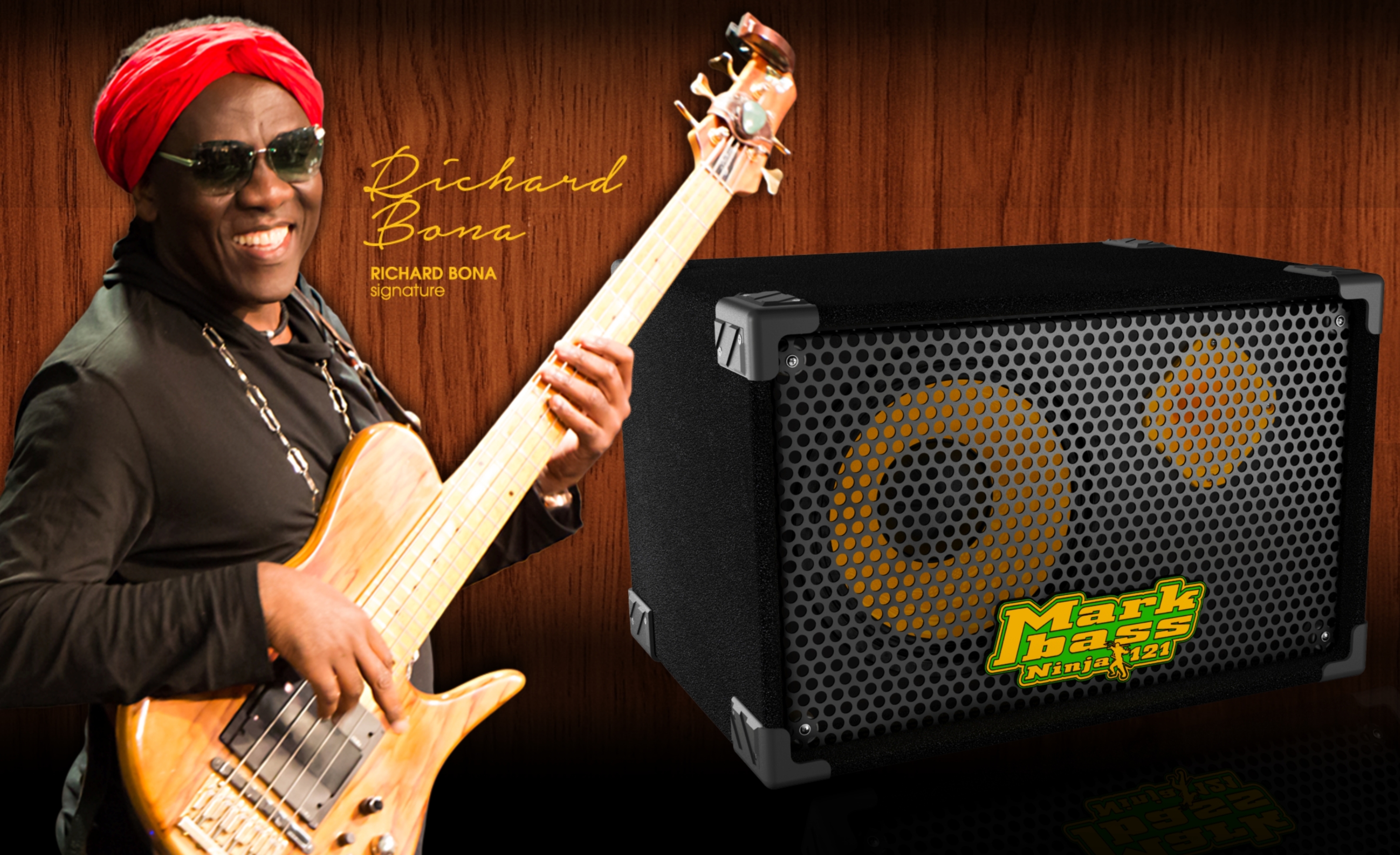 Markbass Traveler 121 Ninja - Richard Bona Signature - 1x12 800w 4-ohms - Speakerkast voor bas - Variation 1