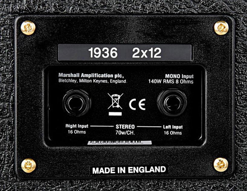 Marshall 1936 Guitar Cab 2x12 150w 8/16-ohms Stereo Horizontal - Elektrische gitaar speakerkast - Variation 4