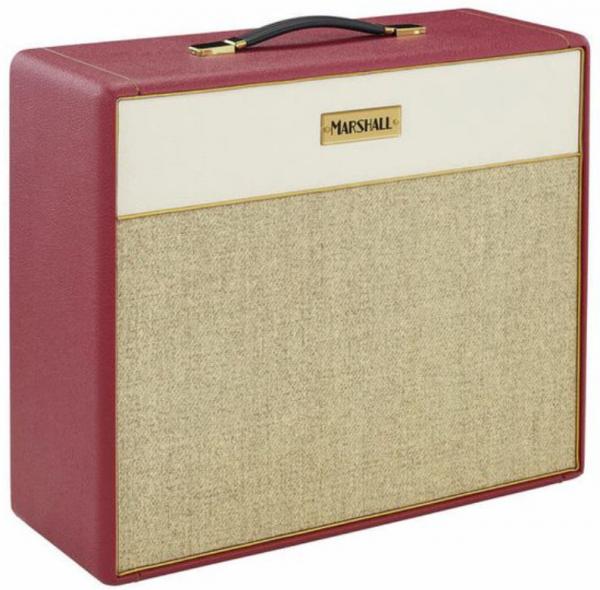 Elektrische gitaar speakerkast  Marshall Handwired 1974CX Cab Ltd - Maroon/Cream Levant
