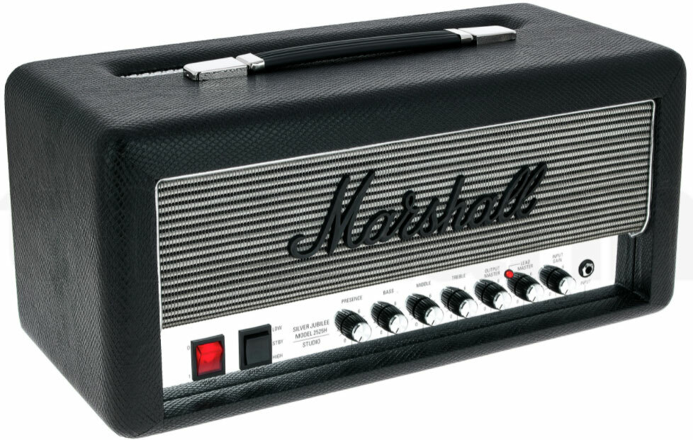 Marshall 2525h Mini Silver Jubilee Head 20w Black Snakeskin - Gitaarversterker top - Main picture